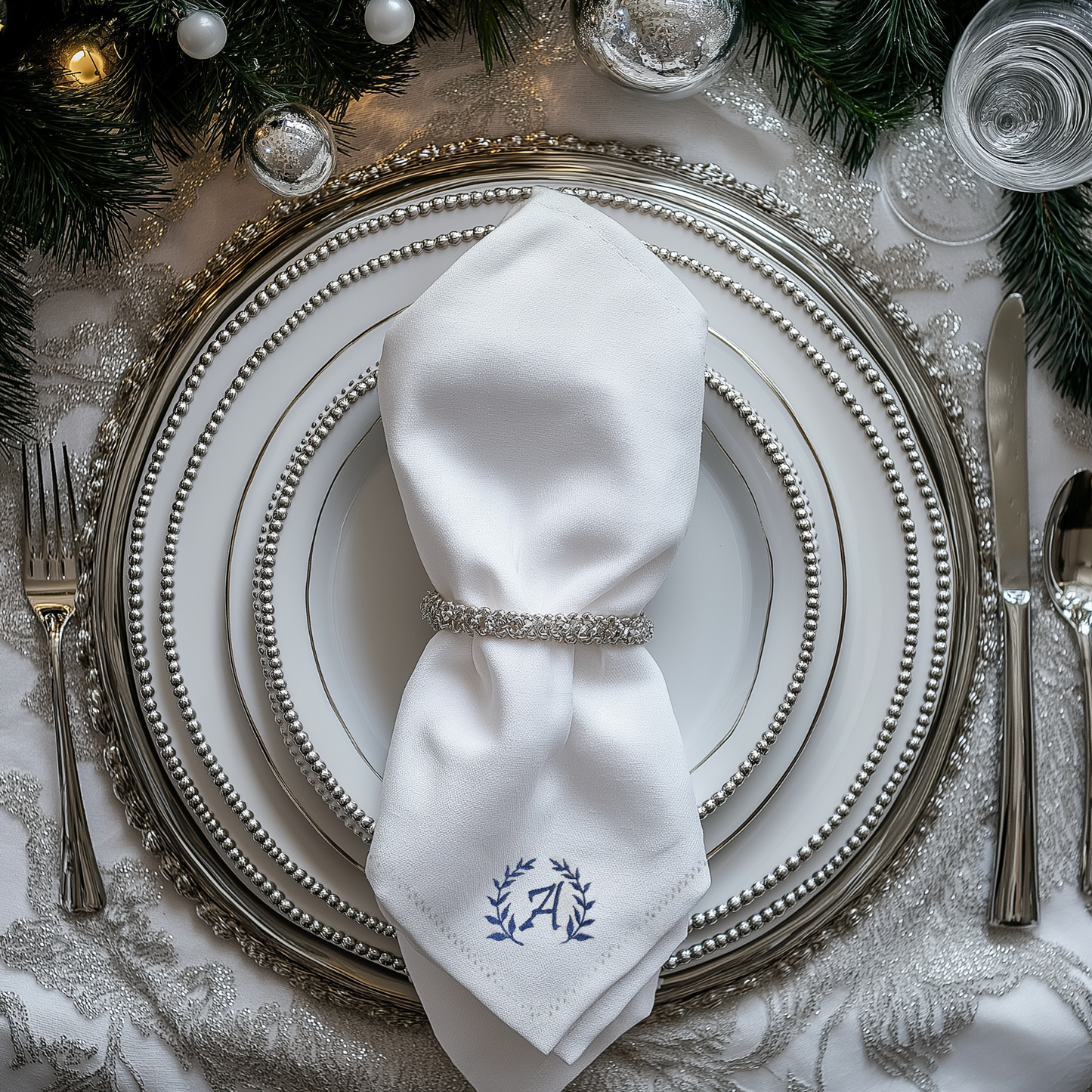 Custom Wedding, Communion, Baptism, etc. Dinner Napkin