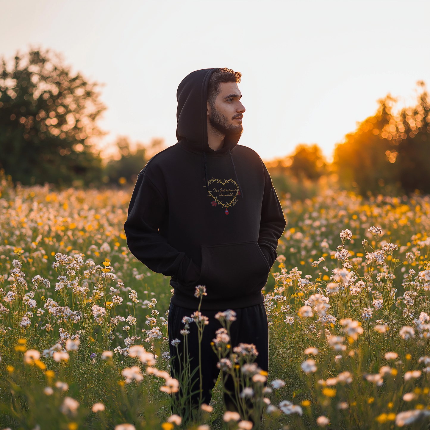 Rose Heart of Thorns Hoodie