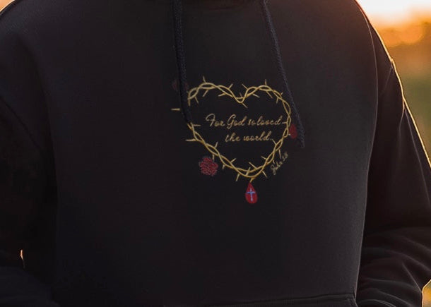 Toddler Rose Heart of Thorns Crewneck Sweater