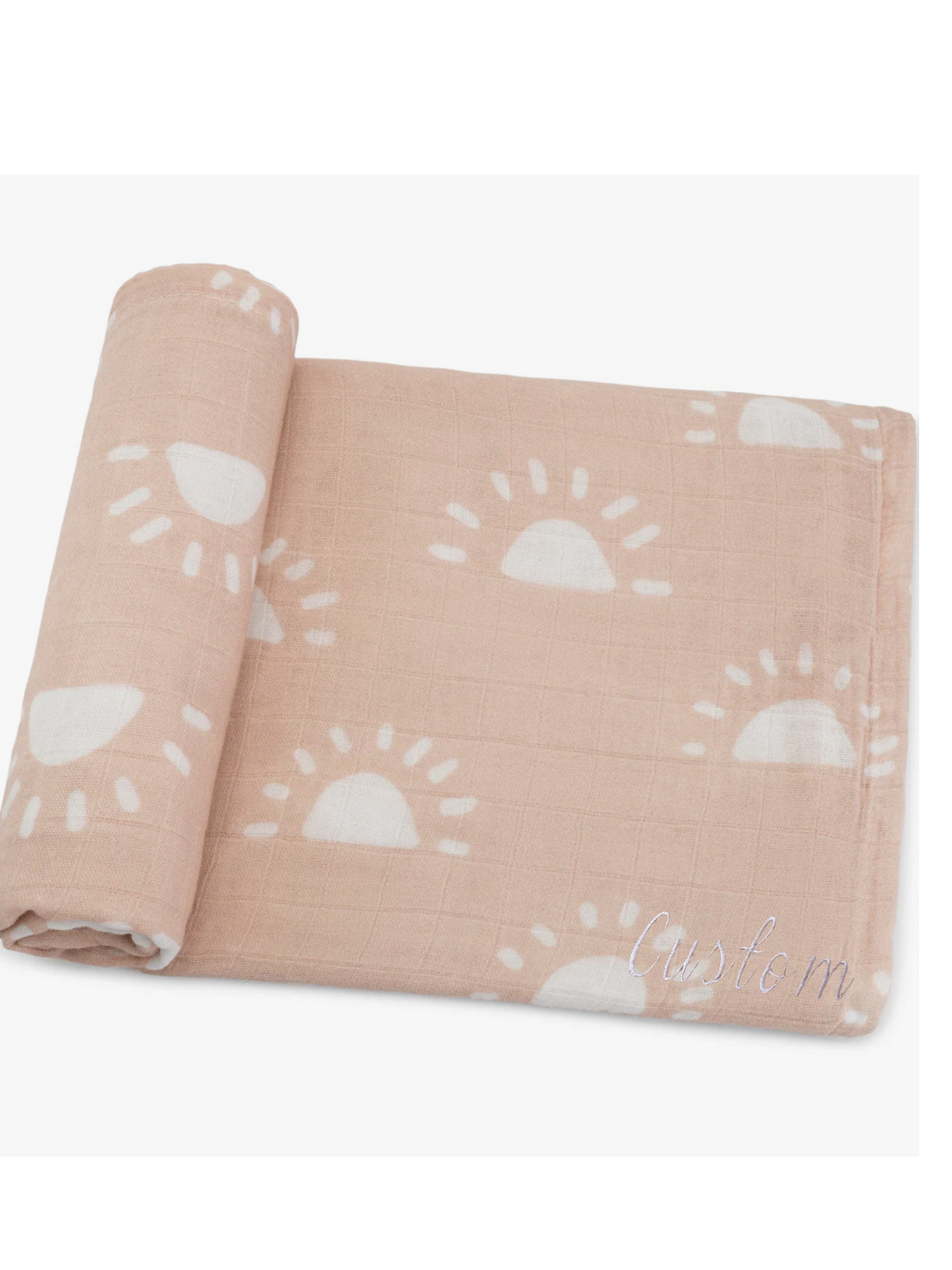 Custom Baby Muslin Swaddle Blanket
